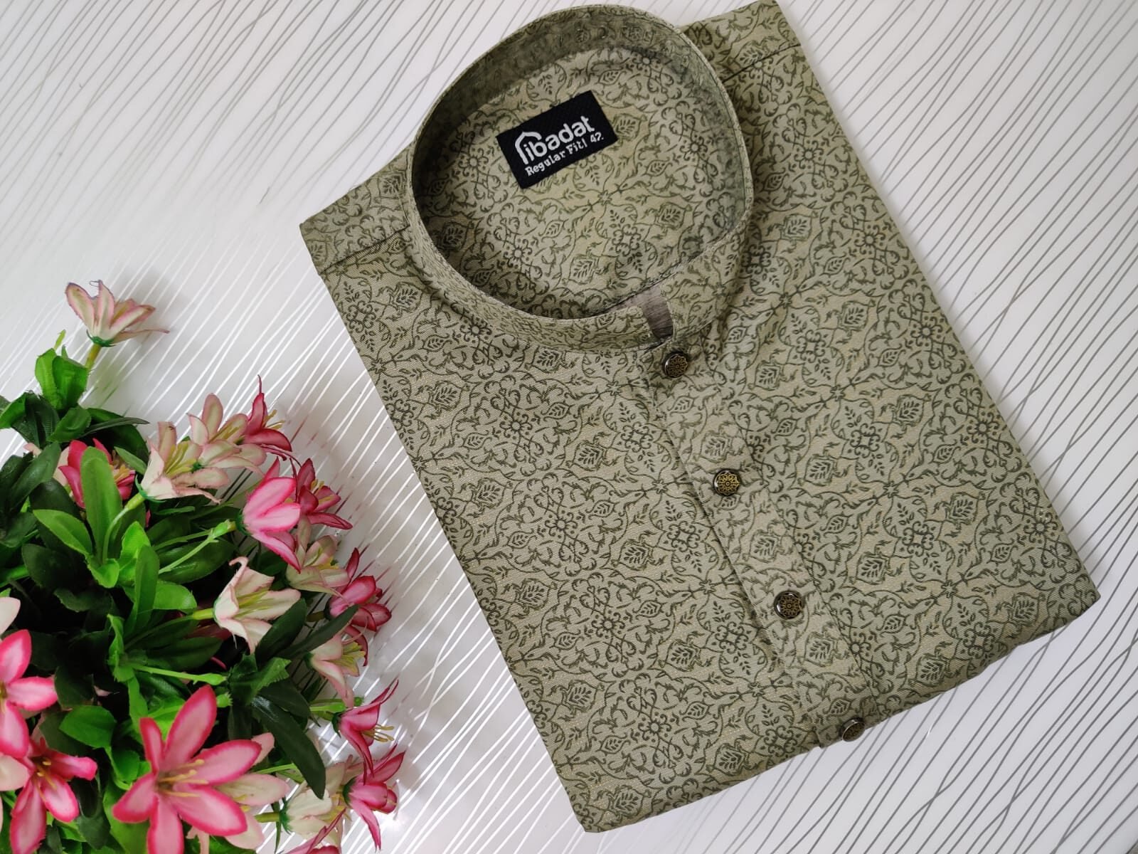 Light Till Color Exclusive Print Panjabi