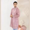 Parrot Pink Color Indian Sequence