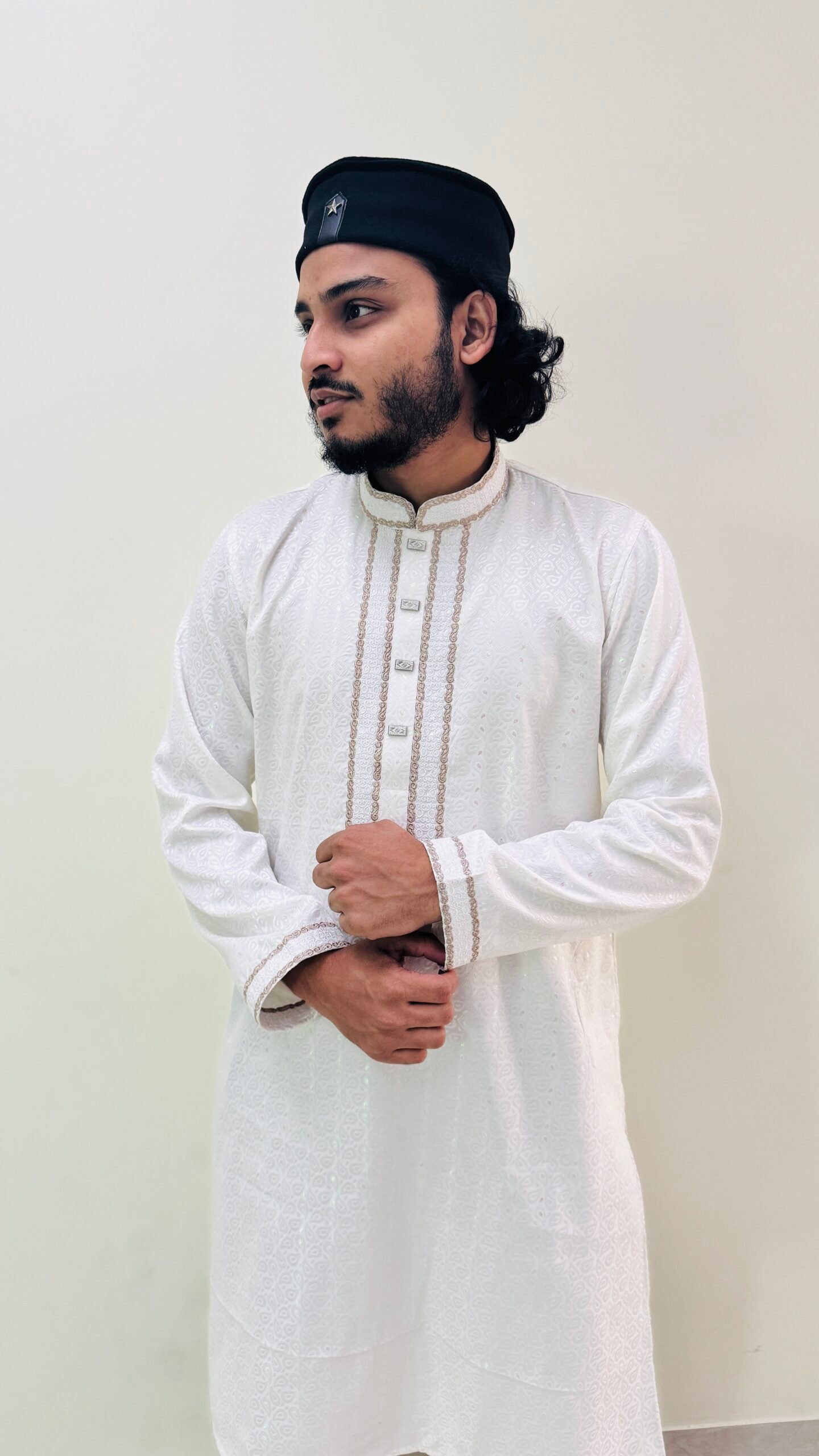 Ibadat Exclusive cotton febric ( Party panjabi)