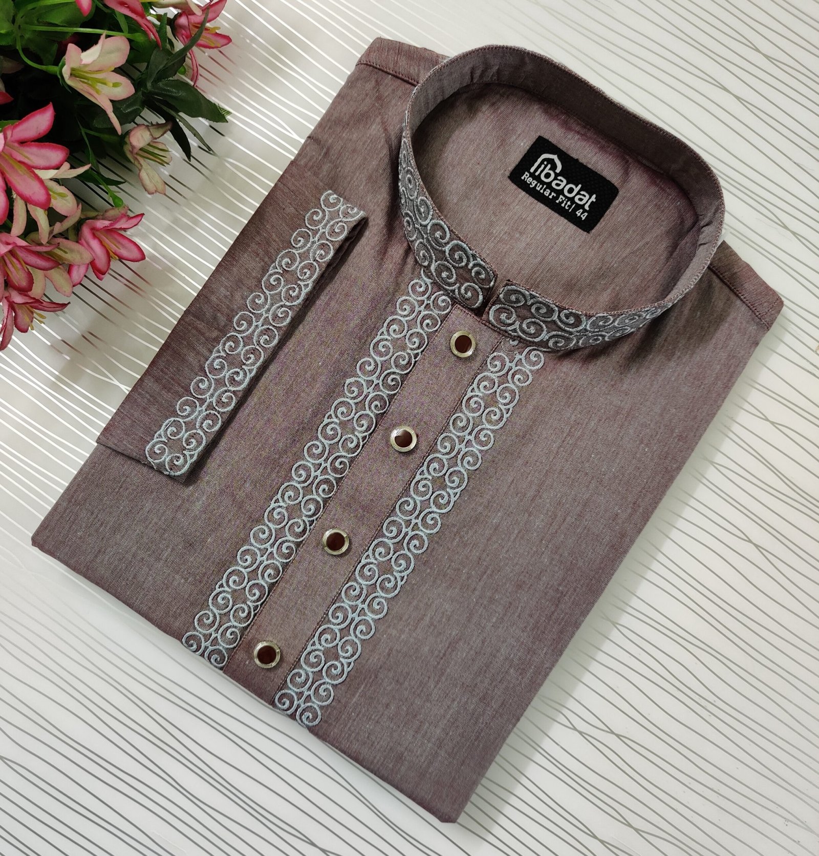 Ibadat Exclusive Cotton Febric ( Brawon -- 03  )